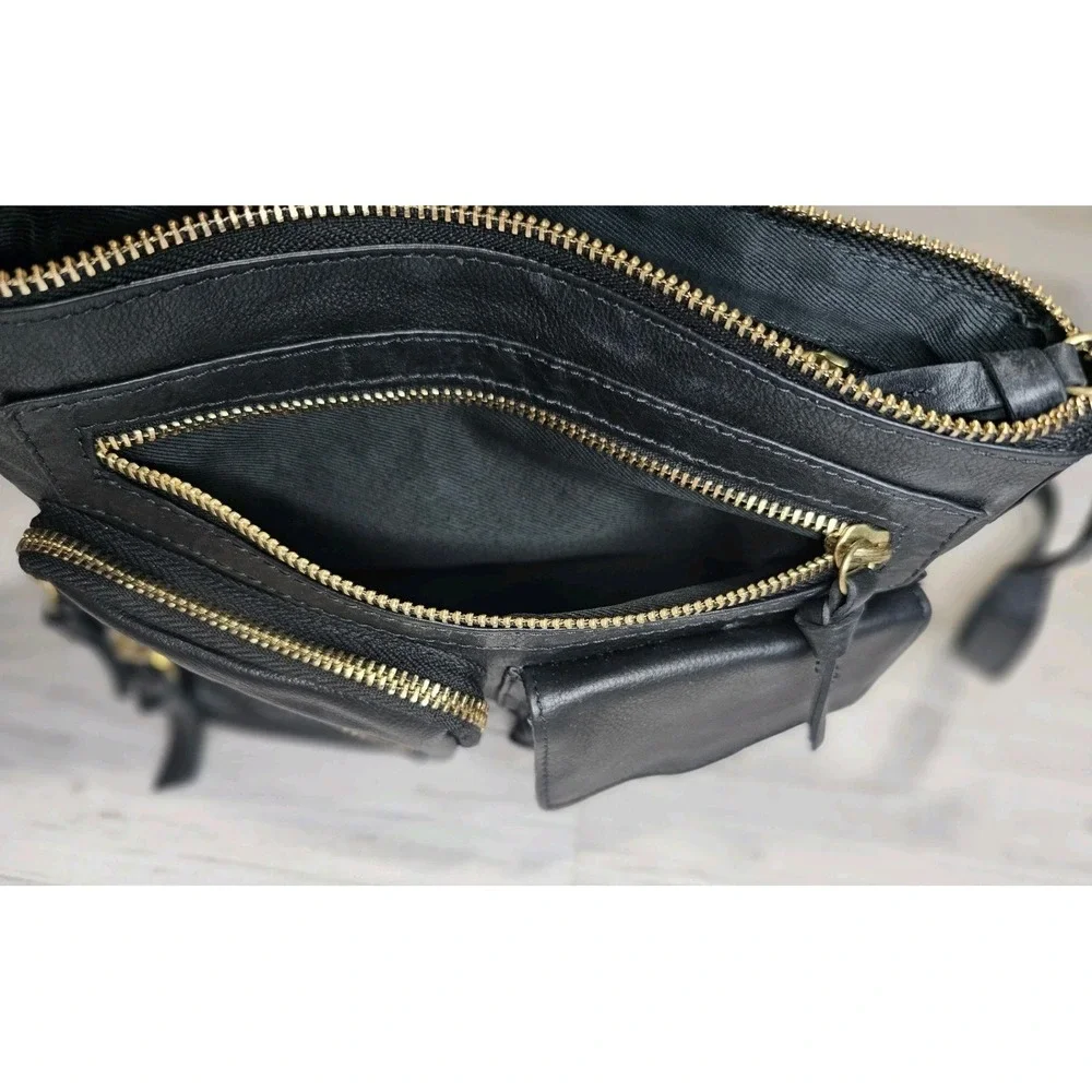 Great American Leather Works, Crossbody, Shoulder‎ Bag or Purse, Black